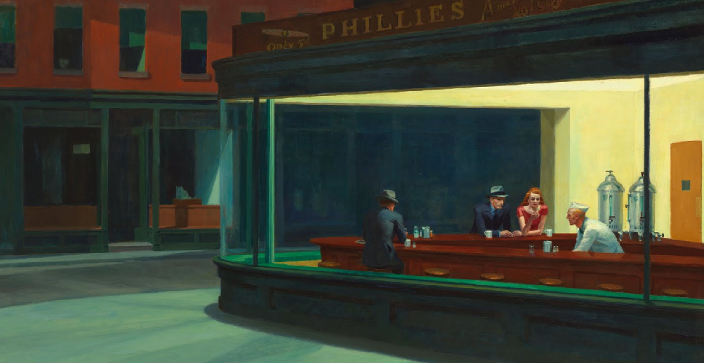 Ikoniczna nocna scena amerykańska – 'Nighthawks' Edwarda Hoppera jako symbol izolacji i epoki
